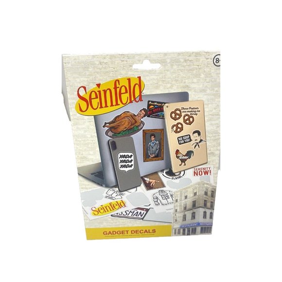 Brand New Kramer Seinfeld Fridge Magnet and Stickers Decals for Laptop/Phone - Picture 5 of 6